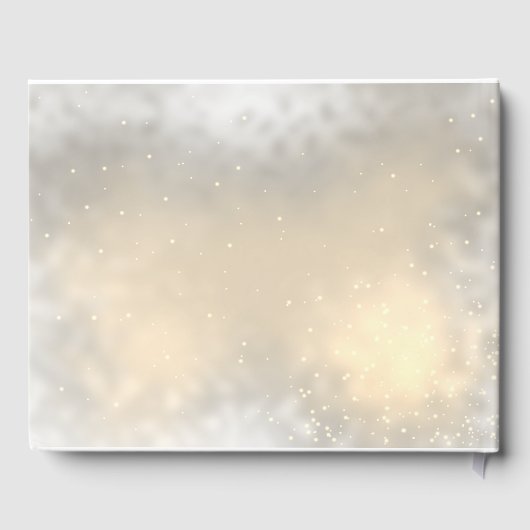 Livre D'or Élégant Mariage d'or chic (Verso)