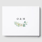 Livre D'or Élégant Mariage Eucalyptus (Verso)