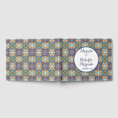 Livre D'or Élégant Mariage Floral Mexicain Talavera (Complet)