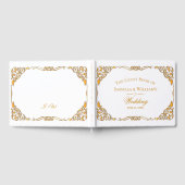 Livre D'or Élégant Mariage Gold Frame (Complet)