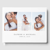 Livre D'or Élégant Mariage multi-photo (Recto)