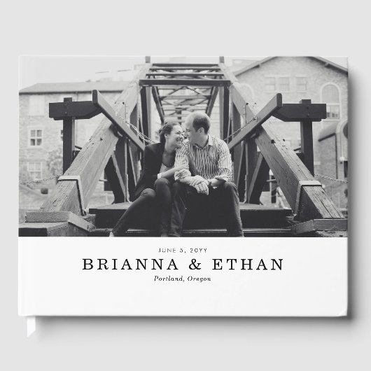 Livre D'or Élégant Mariage photo (Recto)