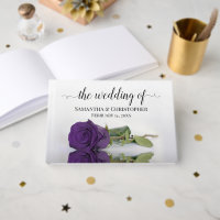 Élégant Mariage Rose royal violet long empilé