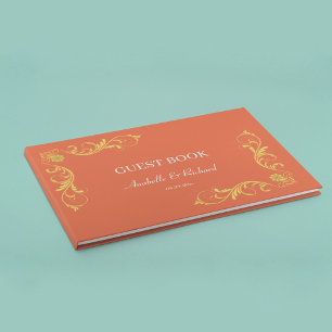 Livre D'or Élégant Mariage victorien