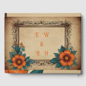 Livre D'or Élégant Mariage Vintage (Verso)