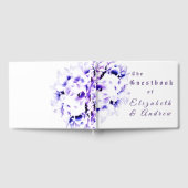 Livre D'or Élégant Mariage Violets (Complet)