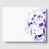 Livre D'or Élégant Mariage Violets (Verso)