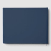 Livre D'or Elegant Navy Blue Wedding (Verso)