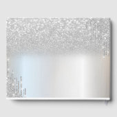 Livre D'or Elégant Parties scintillant Argent Bokeh Mariage d (Verso)