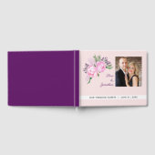 Livre D'or Elegant Pink Peonies Mariage photo (Complet)