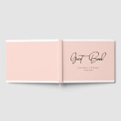 Livre D'or Élégant, Police Script, Mariage rose-vif (Complet)