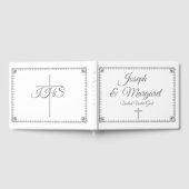 Livre d'or élégant pour mariage catholique (Complet)