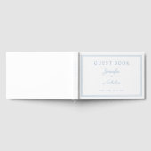 Livre D'or Elegant Powder Blue Script Wedding (Complet)