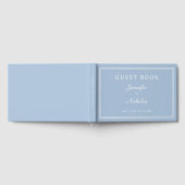 Livre D'or Elegant Powder Blue Script Wedding (Complet)