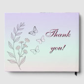 Livre D'or Elegant Quinceañera personalized name and date (Verso)