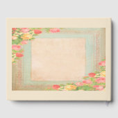 Livre D'or Elégant Rose Vintage 90e anniversaire (Verso)