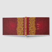 Livre D'or Elégant rouge et or (Complet)