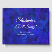 Livre D'or Elégant Royal Blue 60 et Sassy Birthday Party (Recto)