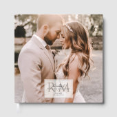 Livre D'or Elegant Rustic Wedding Photo (Recto)