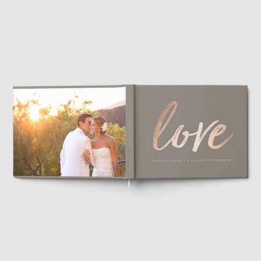 Livre D'or Élégant script Faux Foil (Complet)