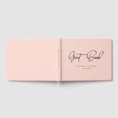 Livre D'or Elegant Script Font Blush Pink Wedding  (Complet)