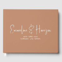 Élégant script Serif Custom Caramel Mariage invité