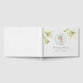 Livre D'or Élégant service funéraire Floral Memorial (Complet)