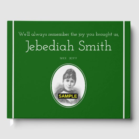 Livre d'or Elegant & Simple Condolences (Recto)