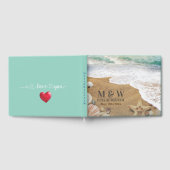 Livre D'or Elégant Soleil Et Plage Blue Ocean (Complet)