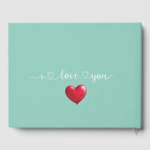 Livre D'or Elégant Soleil Et Plage Blue Ocean (Verso)