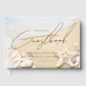 Livre D'or Elegant Starfish Shells Tropical Beach Wedding (Recto)