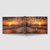 Livre D'or Elégant Sunset Beach String Lights Mariage été (Complet)