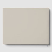 Livre D'or Elegant Taupe Wedding (Verso)