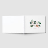 Livre D'or Élégant, tropical, mariage feutré (Complet)