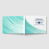 Livre D'or Elégant Turquoise Tides Beach Mariage (Complet)