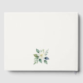 Livre D'or Elegant White Floral and Greenery Custom Wedding (Verso)
