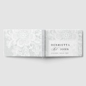 Livre D'or Elegant White Vintage Lace Wedding (Complet)