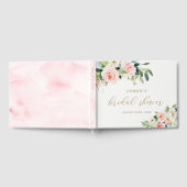 Livre D'or Elégante aquarelle couleur bleu Fête des mariées f (Complet)