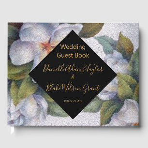 Livre D'or Elégante aquarelle Floral Mariage, Réception