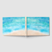 Livre D'or Elégante aquarelle Sandy Ocean Beach Mariage (Complet)