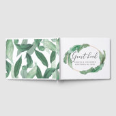 Livre D'or Elégante aquarelle tropicale mariage (Complet)