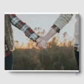 Livre D'or Élégante Calligraphie Script Mariage Pictures (Verso)