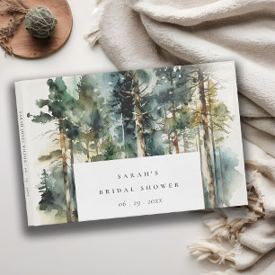 Livre D'or Élégante Fête de Mariage de la Forêt de Bois de St
