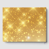 Livre D'or Élégante Gold Sparkle 2025 Graduation Custom Schoo (Verso)