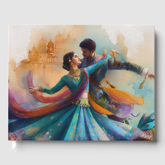 Livre D'or ✨Élégante œuvre d'art aquarelle de danse de couple