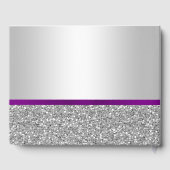 Livre D'or Élégante Parties scintillant romantique violette e (Verso)