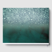 Livre D'or Elégante Parties scintillant verte Bokeh Green (Verso)