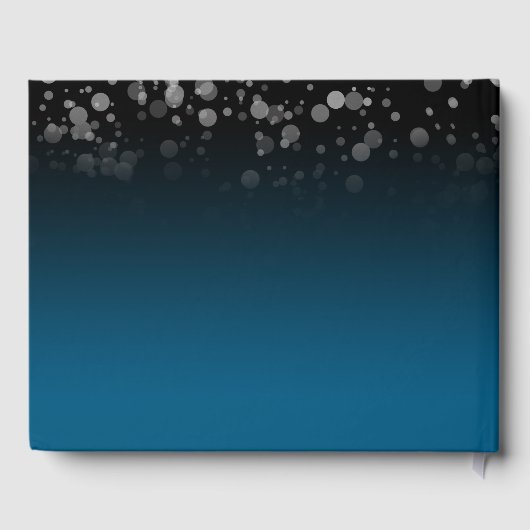 Livre D'or Elégante Pêche Océanique Bleu Mariage Un Nouveau C (Verso)