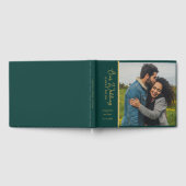 Livre D'or Élégante Photo Emerald Vert Et Mariage Or (Complet)