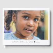 Livre D'or Élégante photo moderne (Recto)